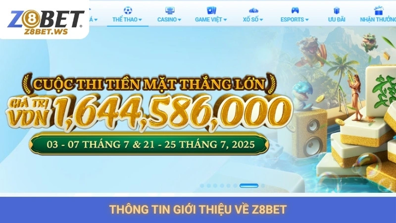 Thông tin giới thiệu về Z8bet