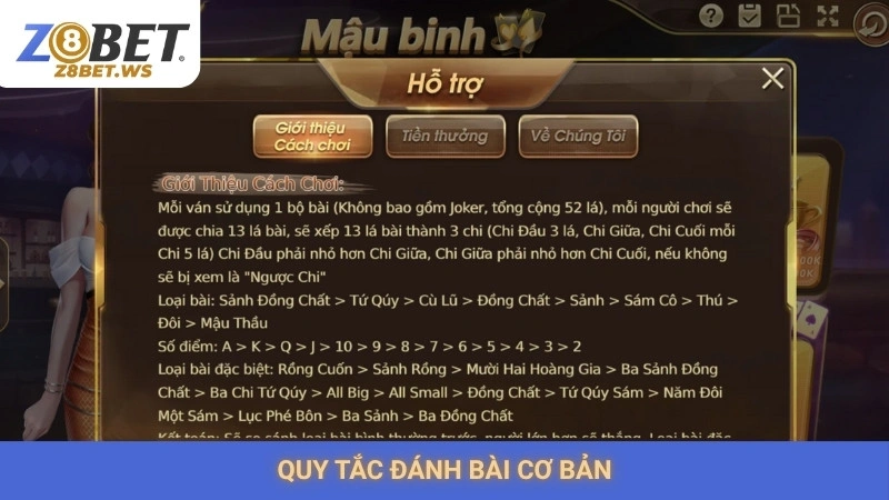 Quy tắc đánh bài cơ bản